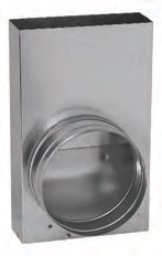 Like left 150x50 fi 110 mm galvanized recovery, фото