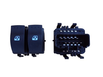Button switch power windows control unit renault clio 2, фото