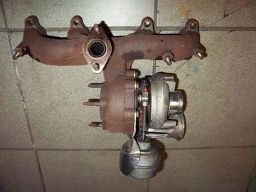 Турбина seat ibiza leon toledo skoda fabia 1.9 tdi 130km asz kkk, фото