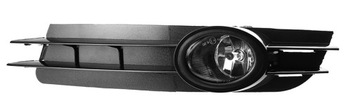 Противотуманная фара левый+ решетка audi a6 c6 4f 04-08 бензин, фото