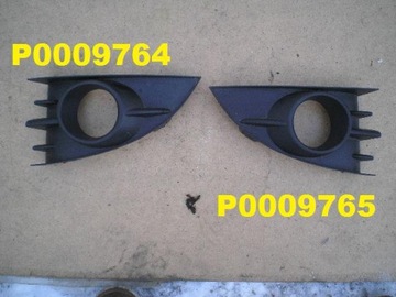 Renault scenic 2 restyling lattice front bumper right front, фото