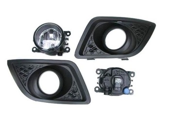 Fog lights+ grilles ford fiesta 2005-2008, фото