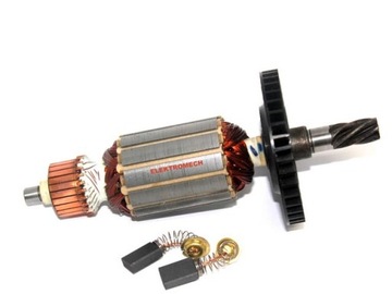 Makita ротор+ щетки hm 1100 c 516288-7, фото