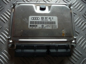 Компьютер двигателя 2.5 tdi 180km 8e0907401 q a4 b6, фото