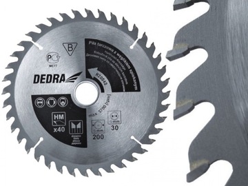 Dedra saw disk for wood carbide 200x16 24z, фото