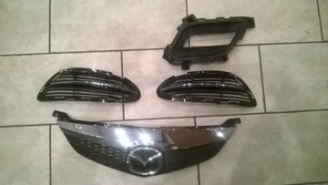 Mazda 6 gg 2006-2008 lattice в bumper, фото