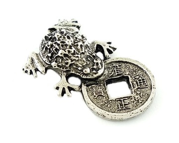 Фигурка лягушка з монета feng shui - 216 sr, фото
