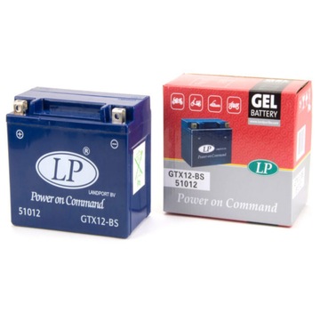 Gel gtx12bs-left ytx12bs honda vtr1000f super hawk, фото