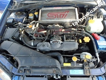 Двигатель комплект subaru impreza gd wrx sti 75tys 2.0 2000-06r palacy в автомобиле, фото