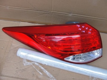 Фонарь левый задний задняя hyundai i40 1 40 led подсветка универсал, фото