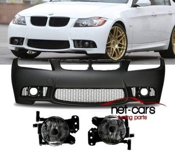 Бампер bmw e90 e91 05 - 2008 год m3 m paket m paket performance+ противотуманная, фото