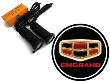 Welcoming light logo emgrand projector cree, фото