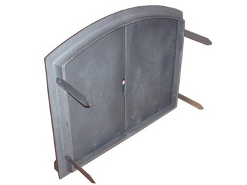 Door cast iron polok. slab bread smokehouse radiator grille fireplace 48x38, фото