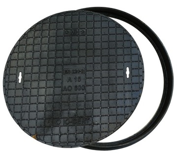 Hatch cast iron round ao 600 cover szamba cast iron, фото