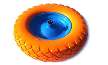 Lane powerful wheel to wheelbarrows wheel geko 4. 00-8 complete, фото