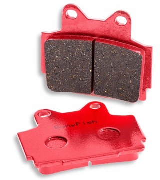 Brake pads motorcycle. organic yamaha xj 600 diversion (92 - 97) (no ece) bf104, фото