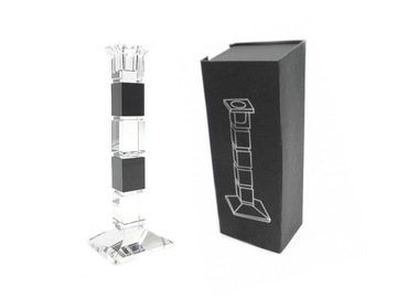 Candlestick crystalline modern 25cm (8954), фото