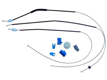 Lift set glass front left renault laguna 2, фото