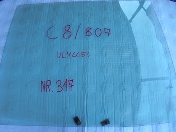 C8 807 2005 left door glass rear left back, фото