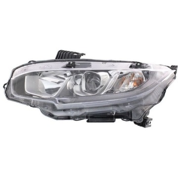 Honda civic x седан америка 2016- фара рефлектор левая без led подсветка, фото