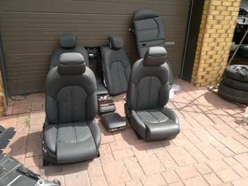 Audi a8 left 4h 2014. seat middle skin ventilation, фото