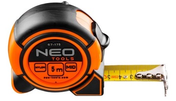 Neo tape measure steel 5 m nylon magnet 67 - 175, фото