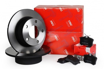 Тормозные диски колодки trw зад - vw touaran 272mm, фото