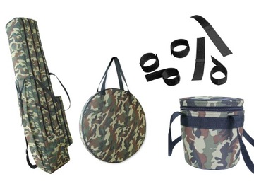 2 compartment fishing rod cover 160cm* 10 ow* kh, фото