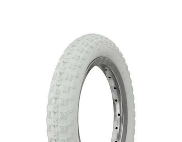 Tire duro 12 1/ 2 x 2 1/ 4 62-203 white trolley bicycle, фото