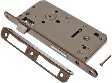 Mortise lock for doors jania 60/ 50 liner, toilet, фото