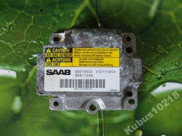 Датчик контроллер подушка безопасности saab 93 9-3 2001 год, фото