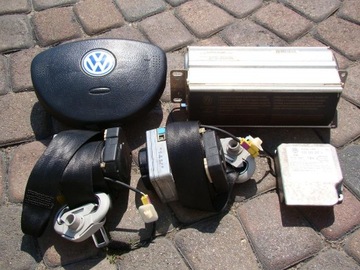 Vw new beetle 1c0 airbag panels tensioner complete, фото