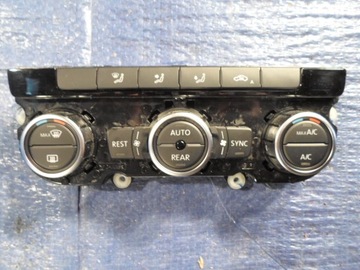Sharan alhambra 7n0 air conditioner control panel 7n0907044q, фото