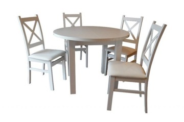 Round white stand 100+ 40 chairs stand з chairs, фото
