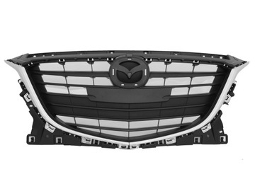 Lattice overlay chrome set mazda 3 bm 2013-2017, фото