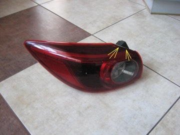 Left rear light - left headlight tyl - led backlight - mazda 3, фото
