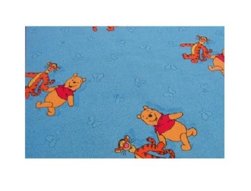 Carpet childish 65x170 kubus puchatek blue, фото
