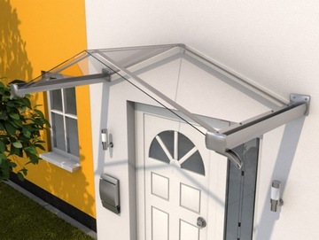 Gutta visor nad door canopy acrylic 200 x 90, фото