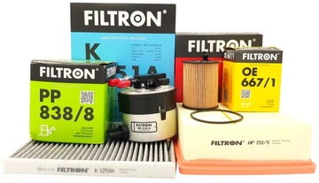 Ford fiesta vi 1.6 tdci filter set filtron, фото
