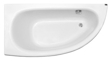 Small trough angular milena 150 x 70 left to mounting plates besco 150x70, фото