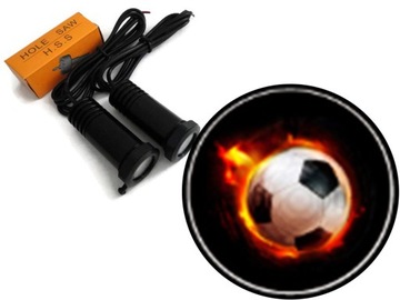 Welcoming light logo football ball power 2x7w, фото