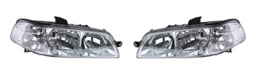 Рефлектор фара передняя fiat albea 2002 - комплект левая+ права, фото