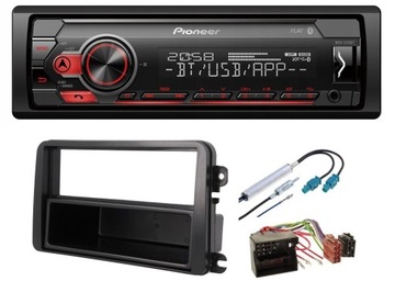Pioneer mvh-s310bt автомагнитола vw golf 5 passat b6 t5, фото