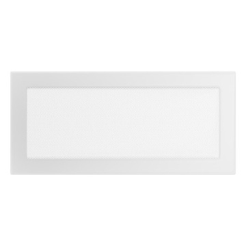 Lattice fireplace ventilation 37x17 white, фото