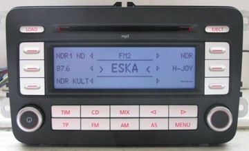 Автомагнитола 6 cd vw golf passat jetta cady rcd 500 mp3, фото