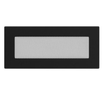 Lattice fireplace chimney ventilation 11x24 black metal grid pocket, фото