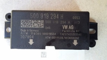 Vw passat b8 блок управління парктронік датчик парковки 5q0919294h, фото