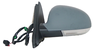 Mirror left vw bora (06 -)/ jetta (05 -) helmsman. for painting., фото