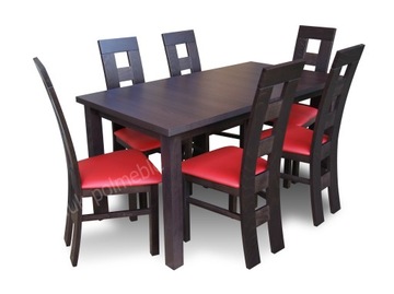 Stand+ 6 wooden chairs different colors, фото