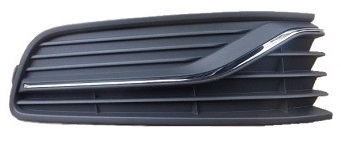 Lattice bumpers vw polo 6r 14- right chrome, фото